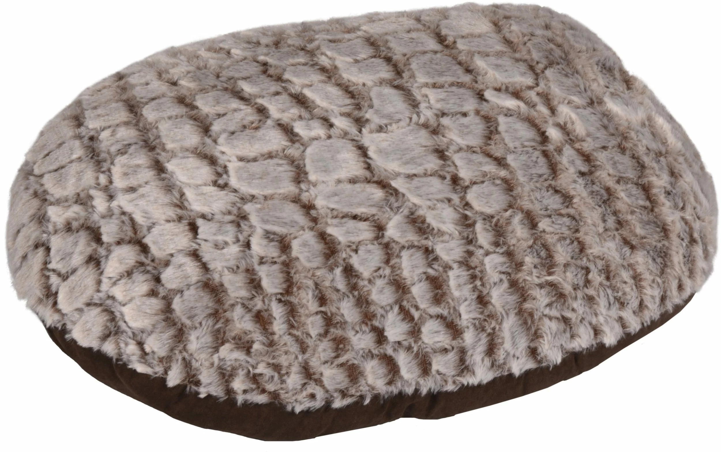 Flamingo Coussin Snoozzy Ovale Fermeture Eclair Brun 50x40x8cm 1 Flamingo Coussin Snoozzy Ovale Fermeture Eclair Brun 50x40x8cm