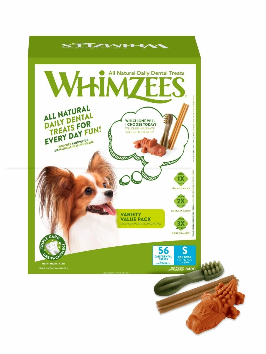 Whimzees Friandises Soin Dentaire - Boîte De Variété S