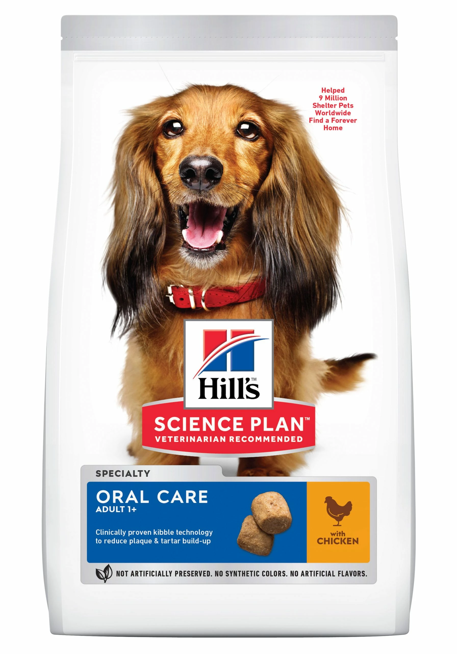 Hill's Science Plan Adult Oral Care Croquettes Pur Chien Au Poulet 12kg 1 Hill's Science Plan Adult Oral Care Croquettes Pur Chien Au Poulet 12kg