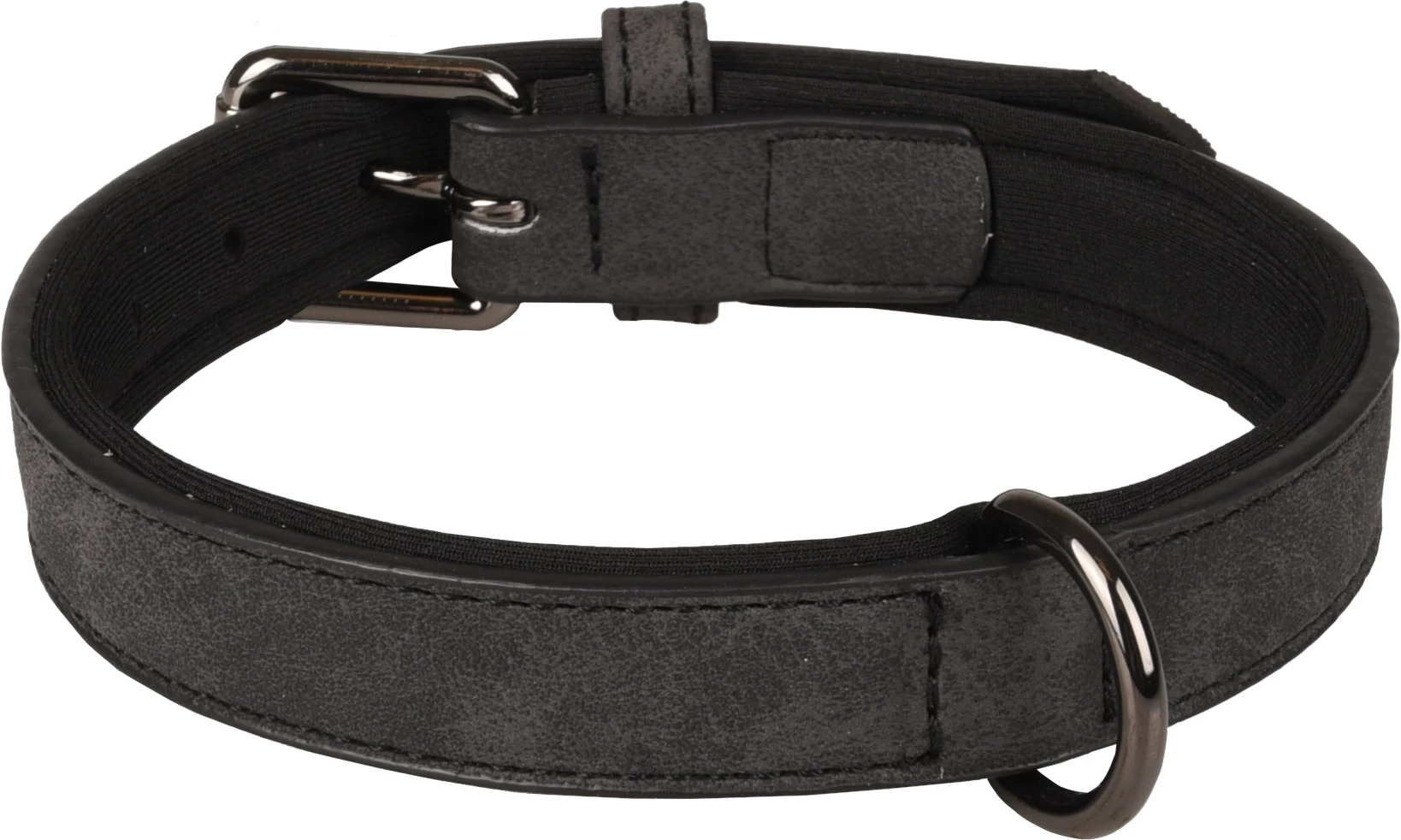 Flamingo Collier Delu Noir 31/39cm 20mm 2 Flamingo Collier Delu Noir 31/39cm 20mm – Image 2