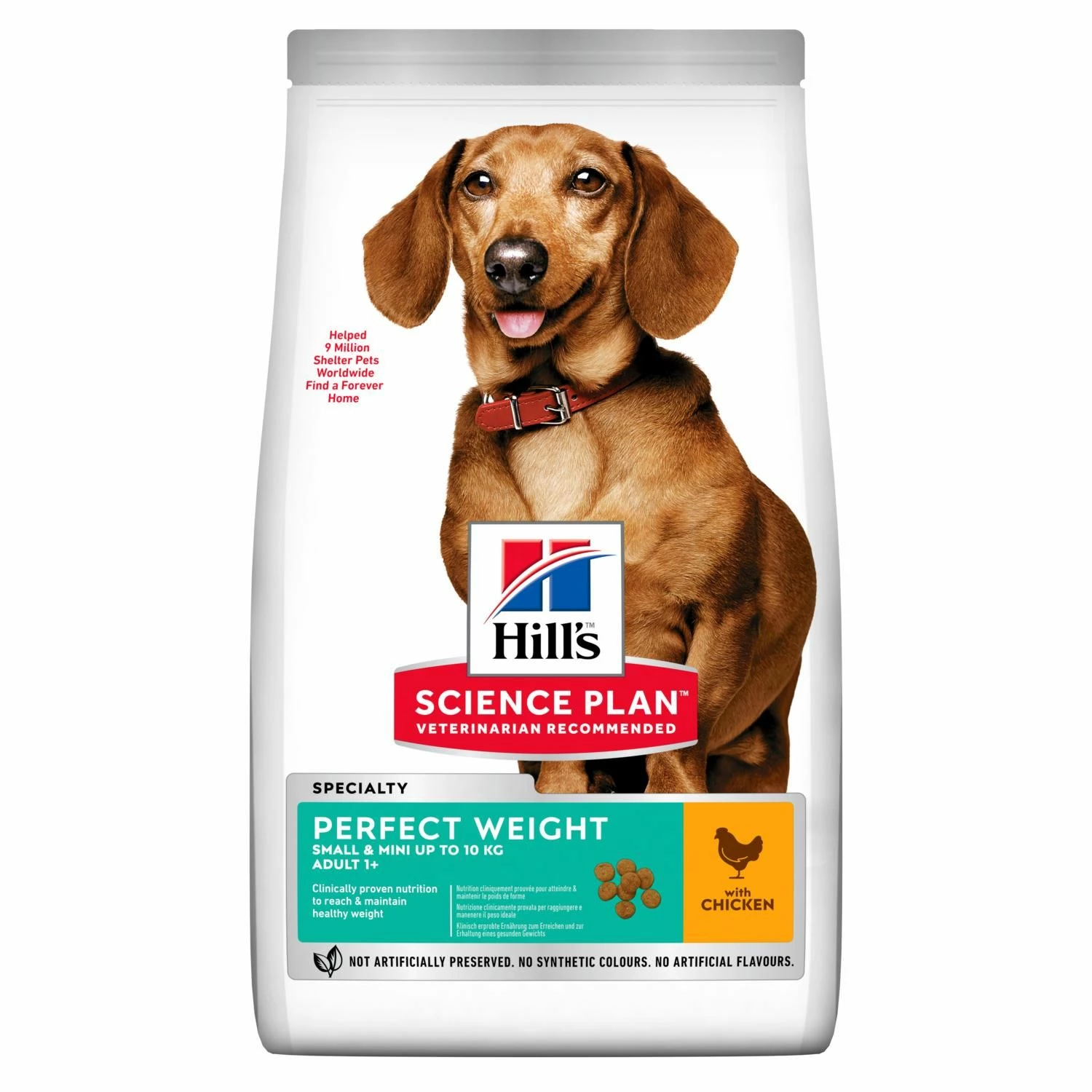 Hill's Adult Perfect Weight Small&mini With Chicken 1,5kg 1 Hill's Adult Perfect Weight Small&mini With Chicken 1,5kg