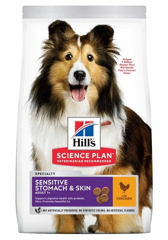 Hill's Hill’s Science Plan Adult Sensitive Stomach & Skin Poulet 14kg 1 Hill's Hill’s Science Plan Adult Sensitive Stomach & Skin Poulet 14kg