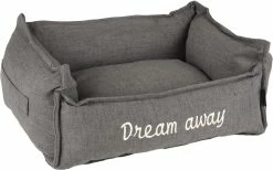 Flamingo Panier Dream Away Rectangulaire Fermeture Eclair Gris 50x40x20cm -magasin d'aliments pour chiens 1e2740af318a42e07b0081207d85bb5aeebba38f3f028c064e201fb1cd6695f9