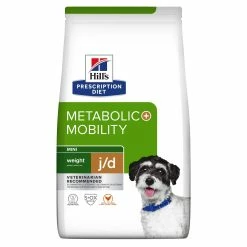 Hill's Prescription Diet J/D Metabolic + Mobility Mini Croquettes Pour Petit Chien Au Poulet - 1Kg