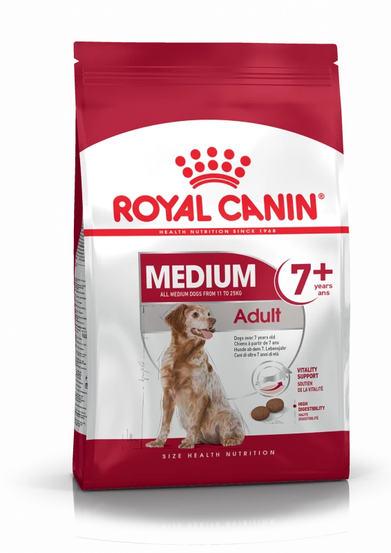 Royal Canin Medium Adult 7+ Pour Chien 15kg 1 Royal Canin Medium Adult 7+ Pour Chien 15kg