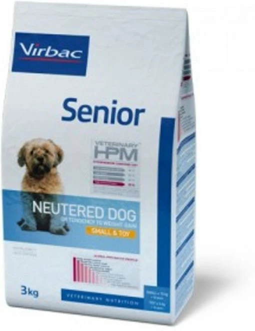 Virbac Veterinary Hpm Senior Neutered Small & Toy Pour Chien 7kg -magasin d'aliments pour chiens 46eb91a65ebe452628b0ce684b9519b8f1384de1213b3f77a105e79a9996aae8