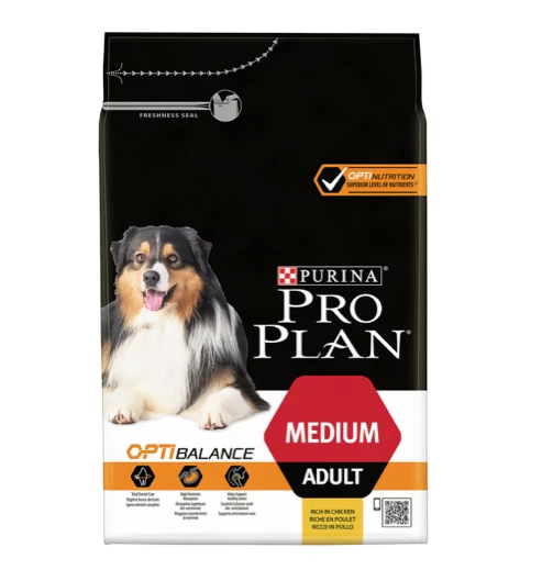 Purina Pro Plan Adult Medium OptiBalance 3Kg 1 Purina Pro Plan Adult Medium OptiBalance 3Kg