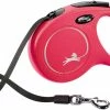 Laisse Flexi New Classic Sangle L/5m Rouge