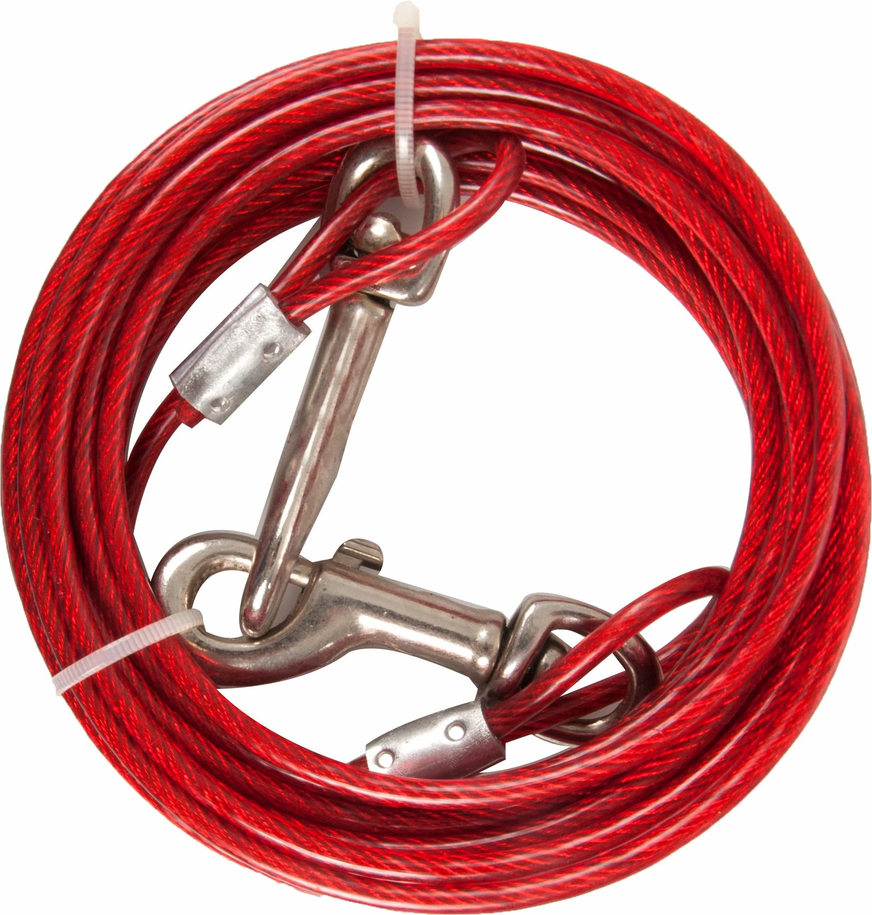 Flamingo Câble De Niche Plastifié Rouge 5m 4mm 1 Flamingo Câble De Niche Plastifié Rouge 5m 4mm