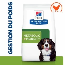 Hill's Prescription Diet Metabolic + Mobility Croquettes Pour Chien Au Poulet 4 Kg -magasin d'aliments pour chiens 52742000633 1 FR 2