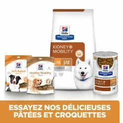Hill's Prescription Diet K/D J/D Kidney + Mobility Croquettes Pour Chien Au Poulet - 12Kg 10 Hill's Prescription Diet K/D J/D Kidney + Mobility Croquettes Pour Chien Au Poulet - 12Kg -magasin d'aliments pour chiens 52742011608 5 FR 1