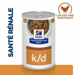 Hill's Prescription Diet K/D Mijoté Au Poulet Et Légumes Pour Chien 12x354g -magasin d'aliments pour chiens 52742021386 1 FR