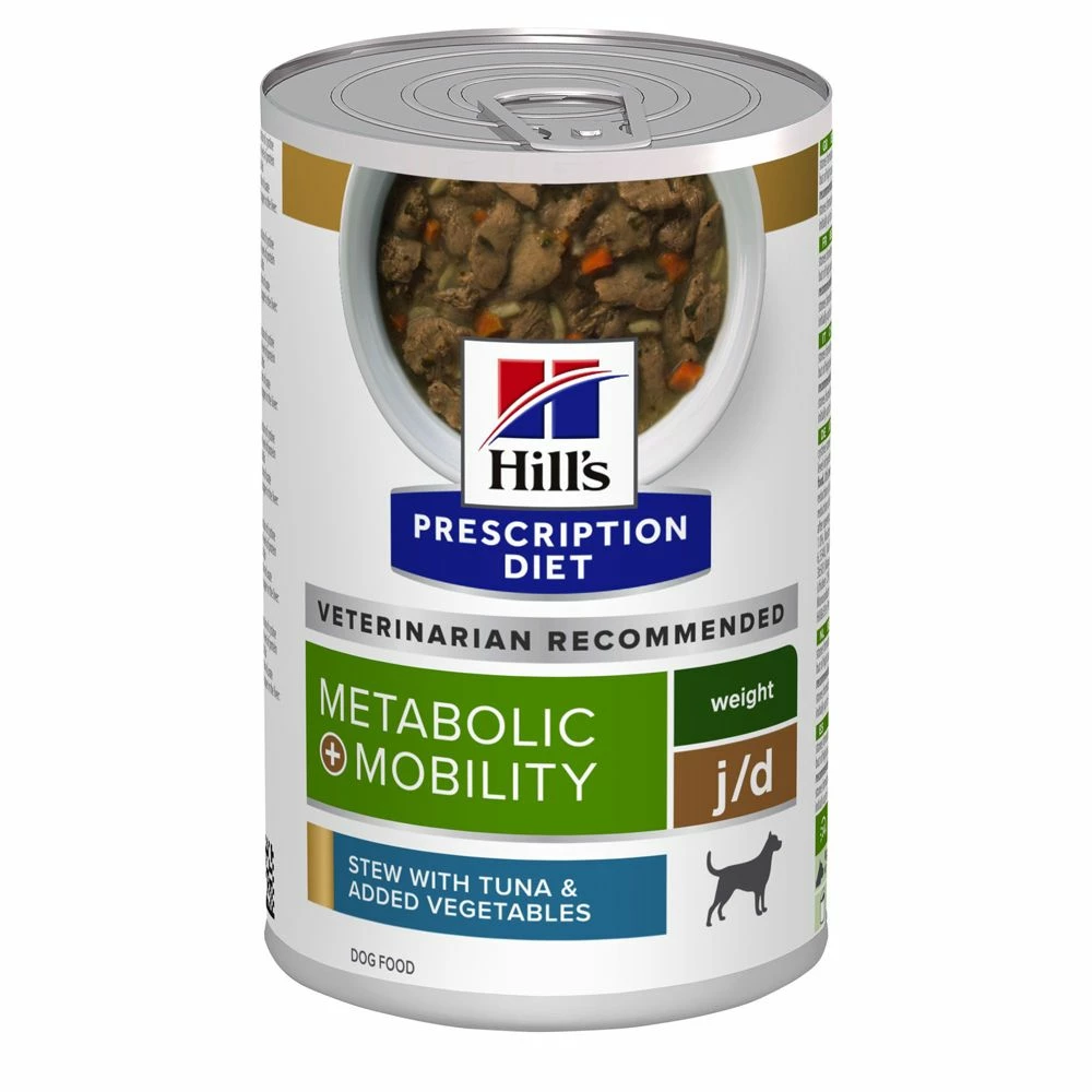 Hill's Prescription Diet Metabolic + Mobility Pour Chien Au Thon Et Au Légumes 12x354 1 Hill's Prescription Diet Metabolic + Mobility Pour Chien Au Thon Et Au Légumes 12x354