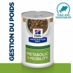 Hill's Prescription Diet Metabolic + Mobility Pour Chien Au Thon Et Au Légumes 12x354 8 Hill's Prescription Diet Metabolic + Mobility Pour Chien Au Thon Et Au Légumes 12x354 -magasin d'aliments pour chiens 52742021669 1 FR