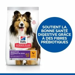 Hill's Hill’s Science Plan Adult Sensitive Stomach & Skin Poulet 14kg 11 Hill's Hill’s Science Plan Adult Sensitive Stomach & Skin Poulet 14kg -magasin d'aliments pour chiens 52742026091 2 science plan sensitive stomach skin chien adulte medium croquettes poulet