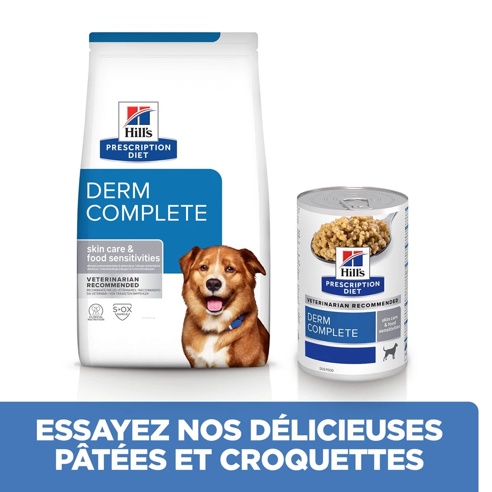 Hill's Prescription Diet Derm Complete Croquettes Pour Chien - 1.5Kg 6 Hill's Prescription Diet Derm Complete Croquettes Pour Chien - 1.5Kg – Image 6