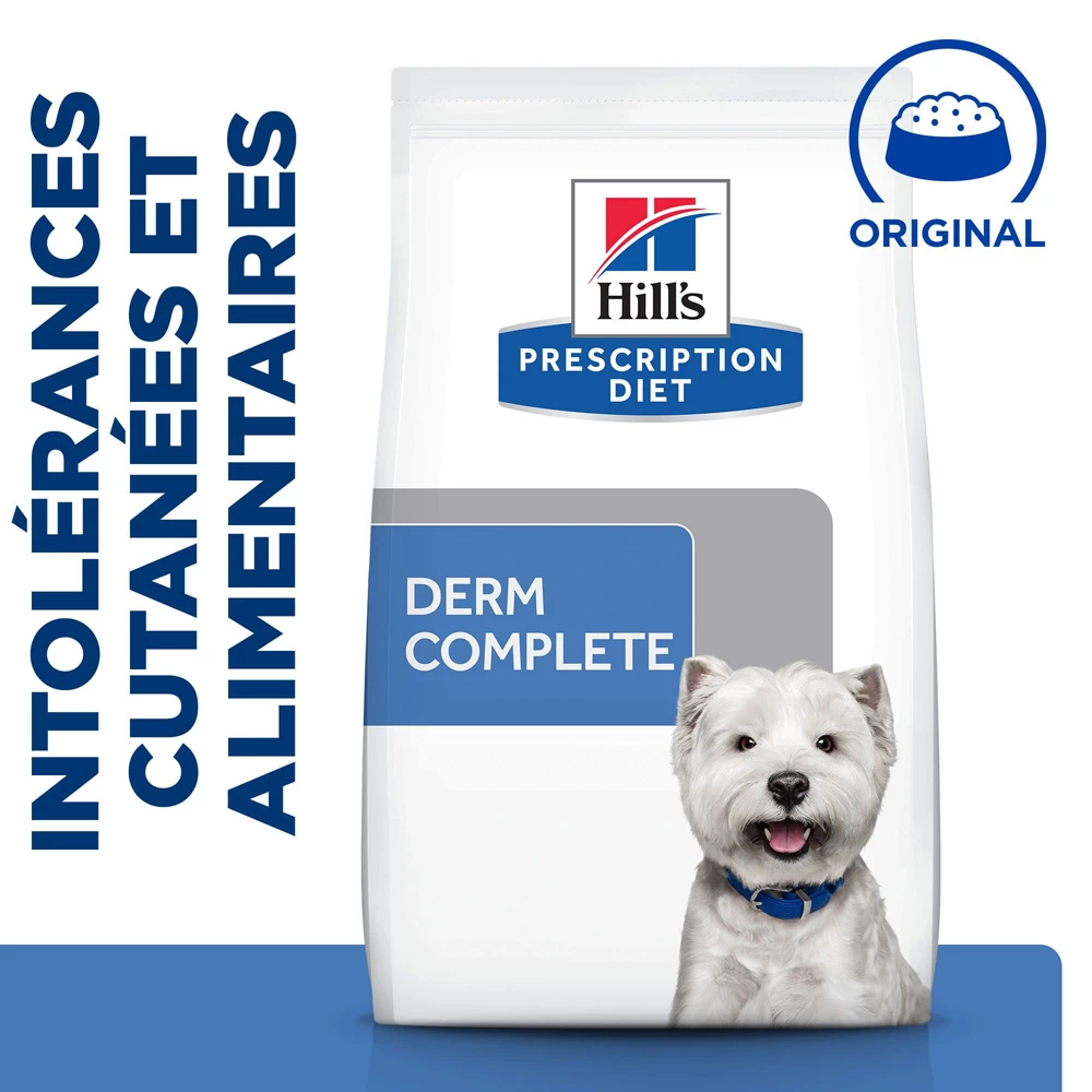 Hill's Prescription Diet Derm Complete Mini Croquettes Pour Petit Chien - 1 Kg 2 Hill's Prescription Diet Derm Complete Mini Croquettes Pour Petit Chien - 1 Kg – Image 2