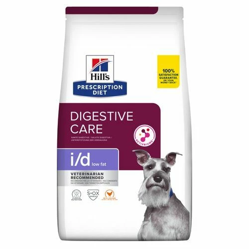 Hill's Prescription Diet I/D Low Fat Digestive Croquettes Pour Chien Au Poulet - 1.5Kg 1 Hill's Prescription Diet I/D Low Fat Digestive Croquettes Pour Chien Au Poulet - 1.5Kg