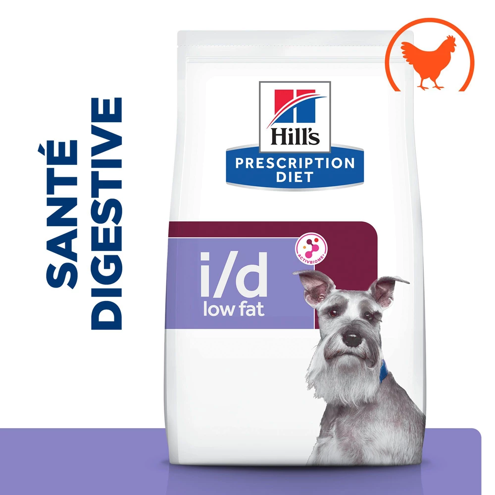 Hill's Prescription Diet I/D Low Fat Digestive Croquettes Pour Chien Au Poulet - 1.5Kg 2 Hill's Prescription Diet I/D Low Fat Digestive Croquettes Pour Chien Au Poulet - 1.5Kg – Image 2