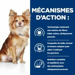 Hill's Prescription Diet T/D Croquettes Pour Petit Chien Au Poulet - 3Kg 9 Hill's Prescription Diet T/D Croquettes Pour Petit Chien Au Poulet - 3Kg -magasin d'aliments pour chiens 52742402109 2 FR