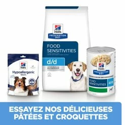 Hill's Prescription Diet D/D Sensitivities Pour Chien Au Canard Et Au Riz 1,5Kg 12 Hill's Prescription Diet D/D Sensitivities Pour Chien Au Canard Et Au Riz 1,5Kg -magasin d'aliments pour chiens 52742917900 5 FR