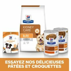Hill's Prescription Diet K/D Kidney Care Croquettes Pour Chien Au Poulet - 1.5Kg 12 Hill's Prescription Diet K/D Kidney Care Croquettes Pour Chien Au Poulet - 1.5Kg -magasin d'aliments pour chiens 52742918204 5 FR 2