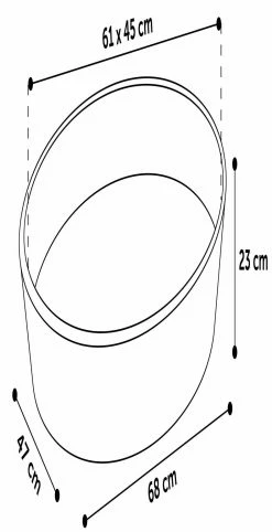 Flamingo Panier Xepp Feutre Oval Gris Foncé + Coussin Gris Clair 68x47x23cm -magasin d'aliments pour chiens 56a22e279416ad959855c88c7df3085f7e2e5c903dc4b11c0faf1541b1cea428