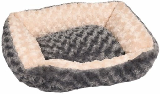 Flamingo Panier Cuddly Rectangulaire Gris 50x40x15cm -magasin d'aliments pour chiens 5af2cf6099e81ec672d8608027d4292fe606f9ff2f2c53b59f6daf5e3c7c8281