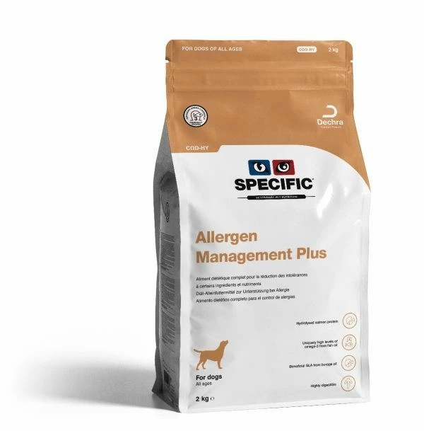 Specific Cod-Hy Allergen Management Plus Pour Chien 12kg (3x4kg) 1 Specific Cod-Hy Allergen Management Plus Pour Chien 12kg (3x4kg)
