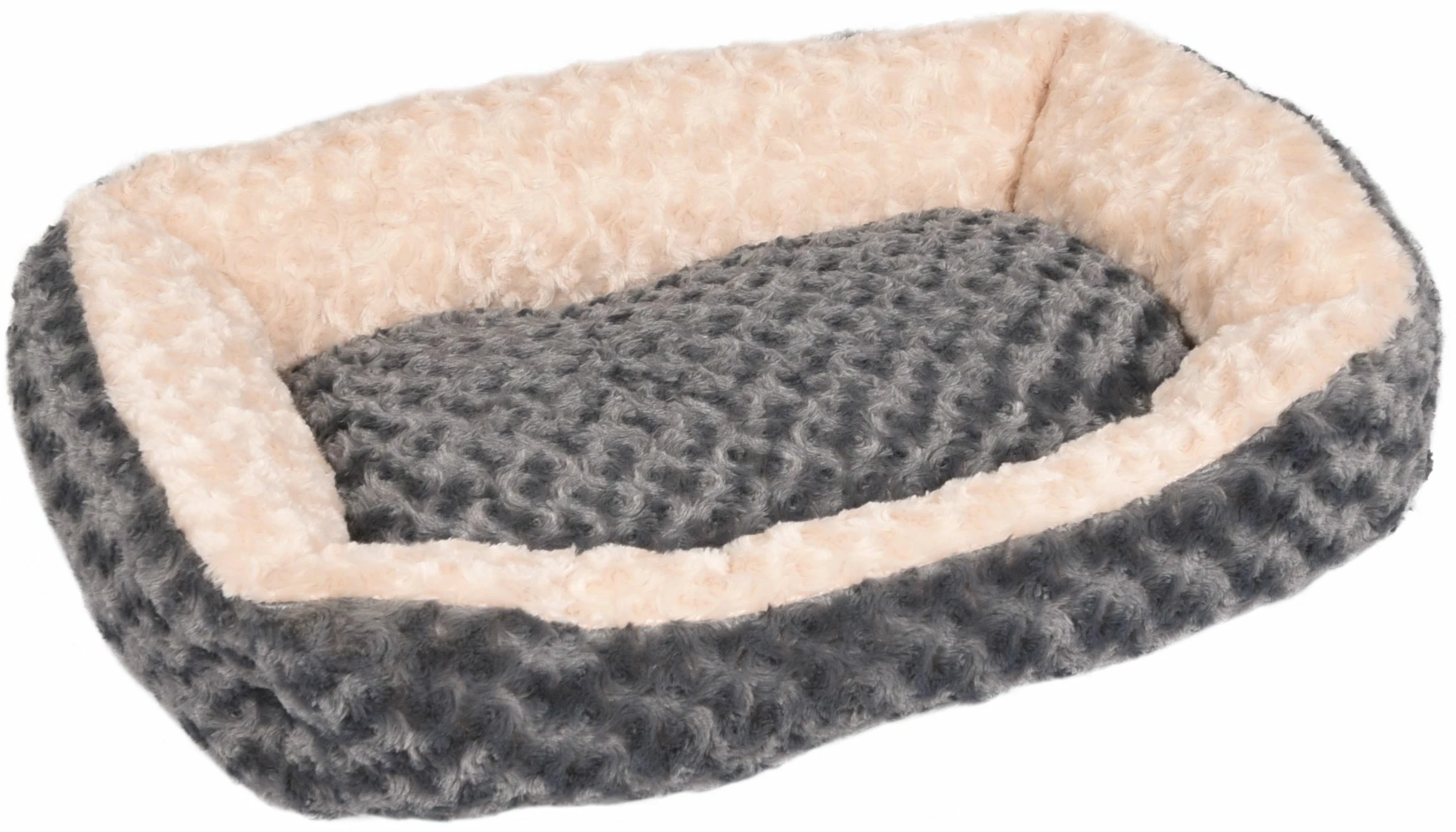 Flamingo Panier Cuddly Rectangulaire Gris 65x45x15cm 1 Flamingo Panier Cuddly Rectangulaire Gris 65x45x15cm