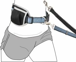 Flamingo Laisse Pour Le Jogging + Ceinture Ventrale Rono Bleu Laisse 180-250cm / Ceinture 79,5-140cm -magasin d'aliments pour chiens 73d3c513dcee7e4597c8312693f0ad1c821c6f51a7df08b1fc88babbd2d67f8e