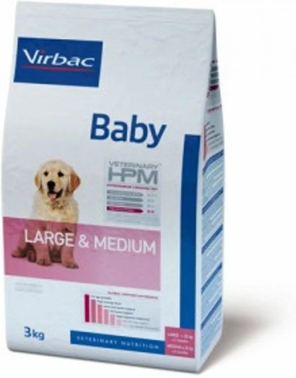 Virbac Veterinary Hpm Baby Large & Medium Pour Chien 12kg 1 Virbac Veterinary Hpm Baby Large & Medium Pour Chien 12kg