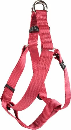 Flamingo Harnais Step&go Ziggi Rouge Cerise 40-70cm 25mm