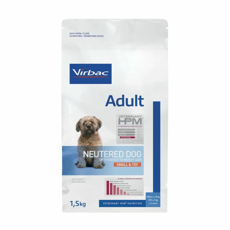 Virbac Veterinary Hpm Adult Neutered Small & Toy Pour Chien 1,5kg 1 Virbac Veterinary Hpm Adult Neutered Small & Toy Pour Chien 1,5kg
