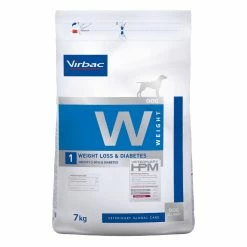 Virbac HPM Weight Loss & Diabetes W1 Pour Chien 3kg -magasin d'aliments pour chiens VET HPM Chien Weight Loss Diabetes 7kg 4 FR