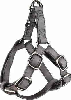 Flamingo Harnais Step&go Delu Noir 35-50cm 15mm