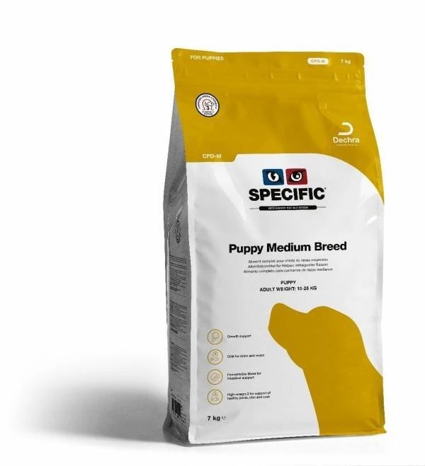 Specific Cpd-M Puppy Medium Breed Pour Chien 4kg 1 Specific Cpd-M Puppy Medium Breed Pour Chien 4kg