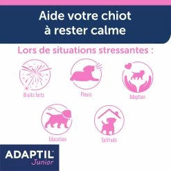 Adaptil Junior Collier (46,5cm) -magasin d'aliments pour chiens adaptil collier junior 2 FR