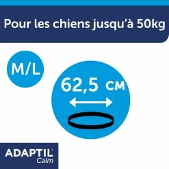 Adaptil Collier M/L 62,5cm -magasin d'aliments pour chiens adaptil collier ml 4 FR