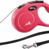 Laisse Flexi New Classic Cordon M/5m Rouge