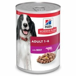 Hill's Science Plan Adult Boîte Pour Chien Au Bœuf - 12 X 370g