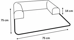 Flamingo Protection De Canapé Conrad Gris 75x75x14cm 5 Flamingo Protection De Canapé Conrad Gris 75x75x14cm -magasin d'aliments pour chiens c6d8c3065b7e7c714d44f083c68a70100ca89086c8063d82c0e764a63586a0c0