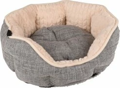 Flamingo Panier Pour Chien Zupo Octogonal Gris 45x40x15cm -magasin d'aliments pour chiens c80dc71a52f359a1d6ffa8f951e9a85faa6632c67fa18ec840687921fbb15ab6