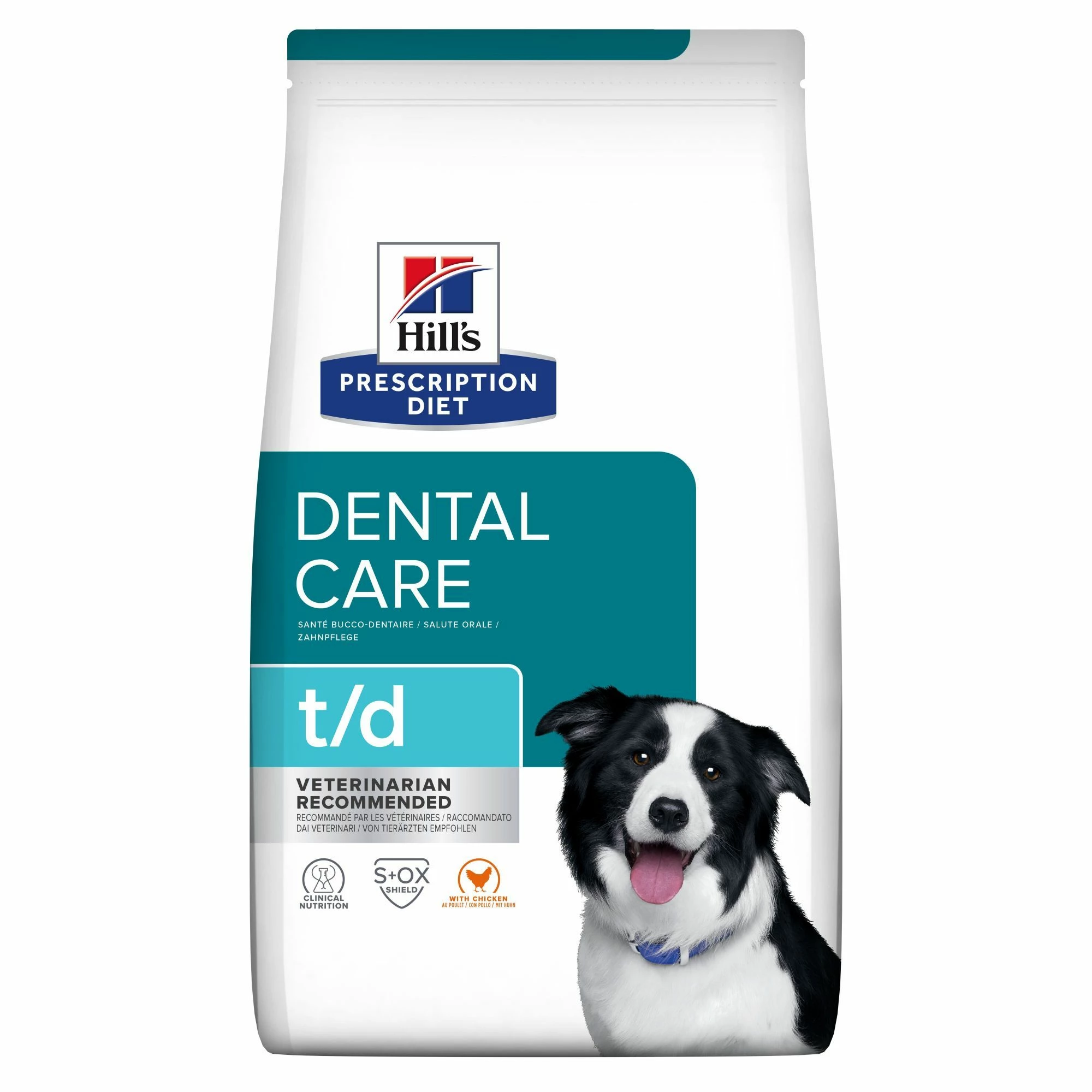 Hill's Presription Diet T/D Dental Care Croquettes Pour Chien Au Poulet - 4 Kg 1 Hill's Presription Diet T/D Dental Care Croquettes Pour Chien Au Poulet - 4 Kg