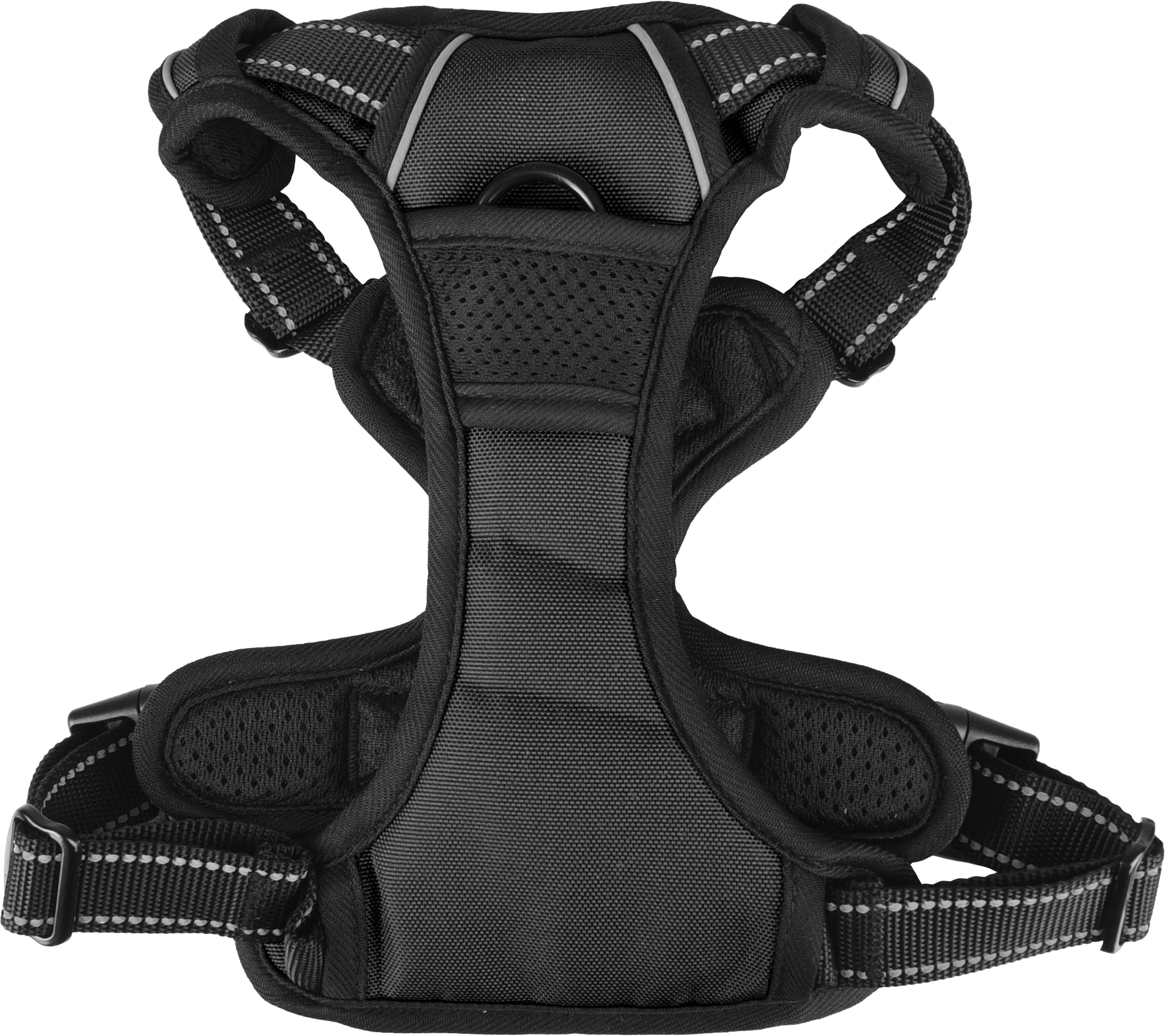 Flamingo Harnais Balou Noir M 50-65cm 25mm 4 Flamingo Harnais Balou Noir M 50-65cm 25mm – Image 4