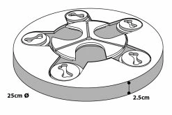 Flamingo Jouet Chien Wooden Brain Train Athena-25cm -magasin d'aliments pour chiens e0260046080f7342ff2b92e5b93530d859651a545b9631bf8e9fd0d866cf72ea