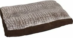 Flamingo Coussin Snoozzy Rectangulaire Fermeture Eclair Brun 100x65x12cm