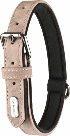 Flamingo Collier Delu Taupe 36/44cm 20mm