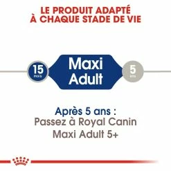 Royal Canin Maxi Adult Pour Chien 15kg -magasin d'aliments pour chiens royal canin maxi adult croquettes pour chien maxi adult 4